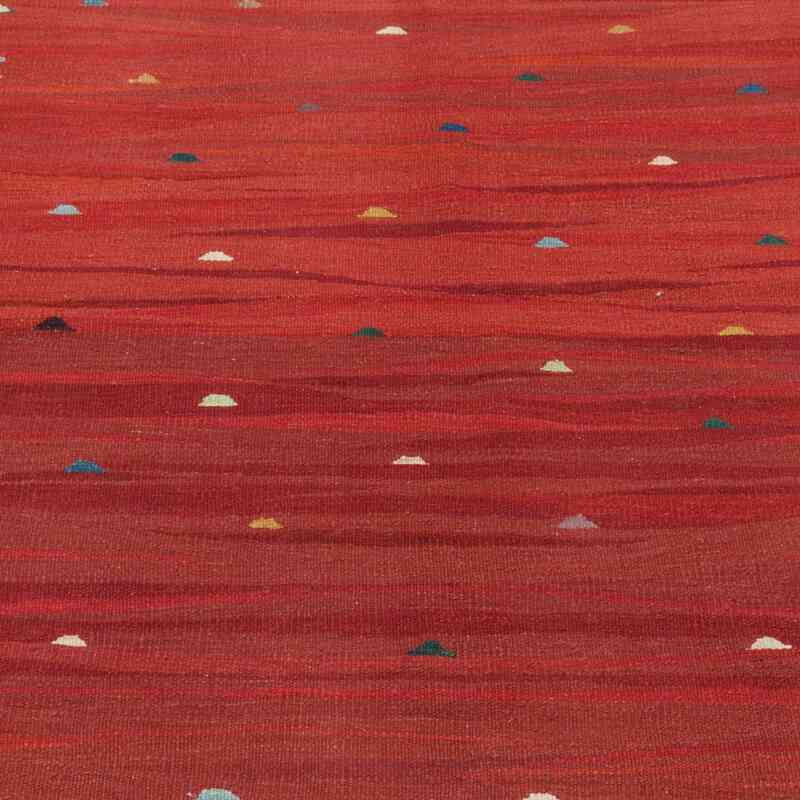 Rojo Nueva Alfombra Turca Kilim - K0033788