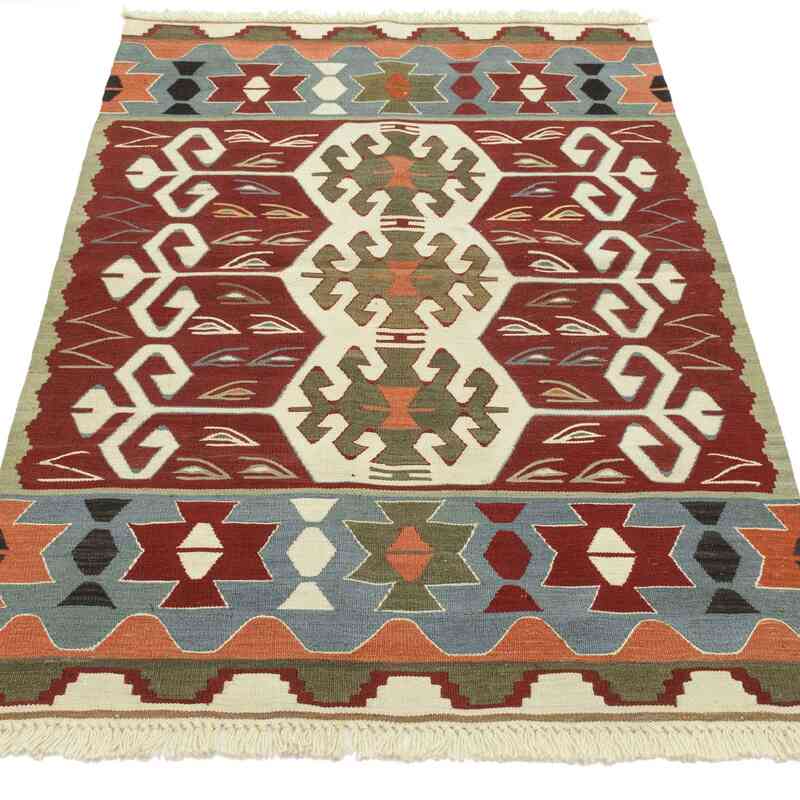 Multicolor New Handwoven Turkish Kilim Rug - K0033830