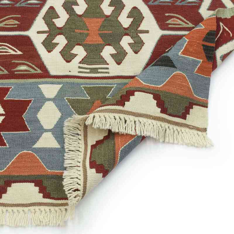Multicolor New Handwoven Turkish Kilim Rug - K0033830