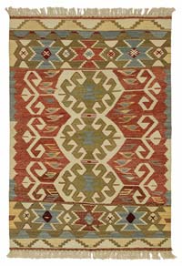 Multicolor New Handwoven Turkish Kilim Rug
