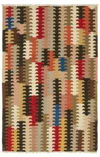 Multicolor New Handwoven Turkish Kilim Rug - 5' 9" x 9'  (69" x 108")