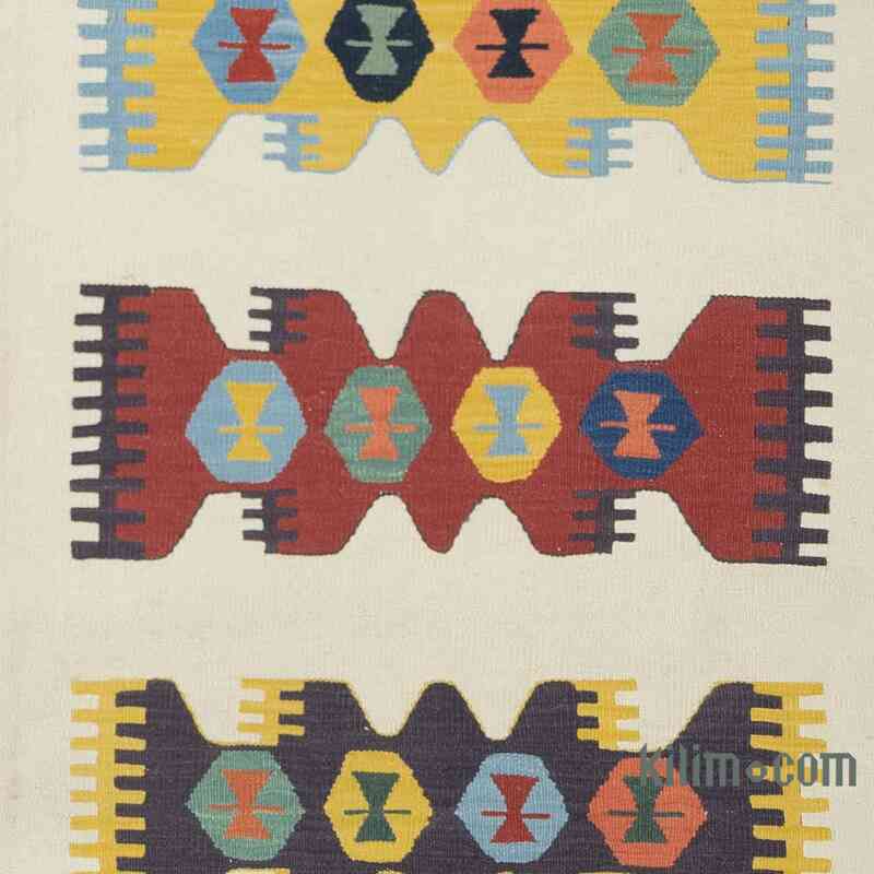 Multicolor New Handwoven Turkish Kilim Rug - K0033860
