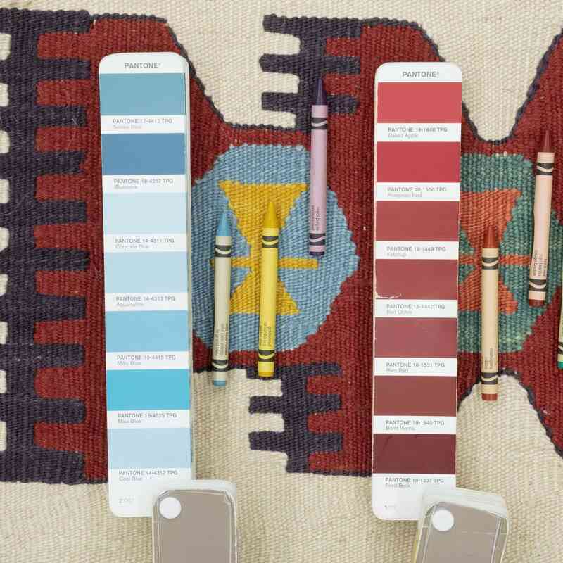 Multicolor New Handwoven Turkish Kilim Rug - K0033860