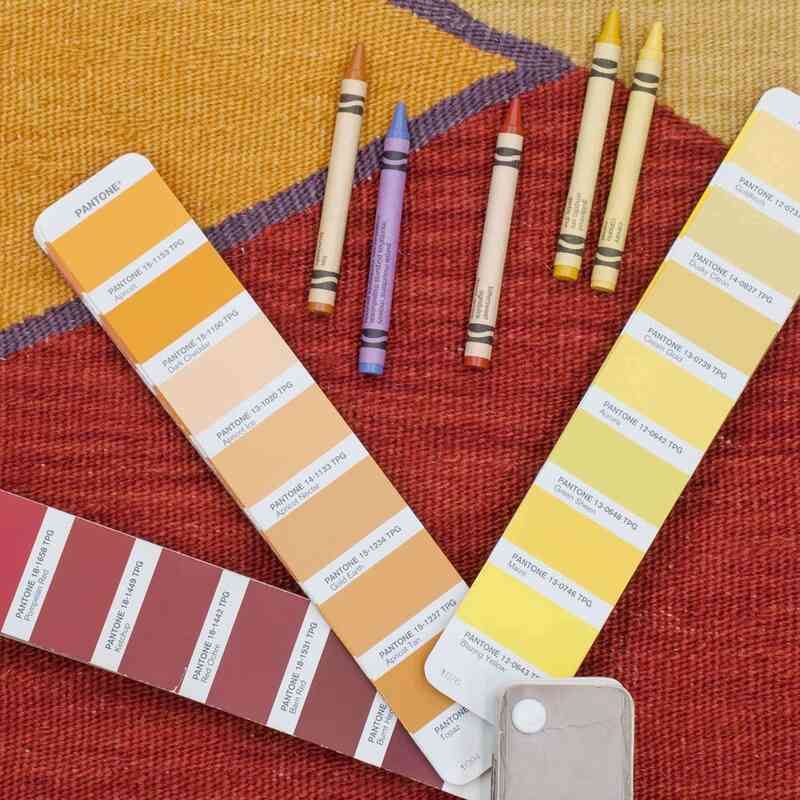 Sarı, Kırmızı Yeni El Dokuma Kilim - K0033974