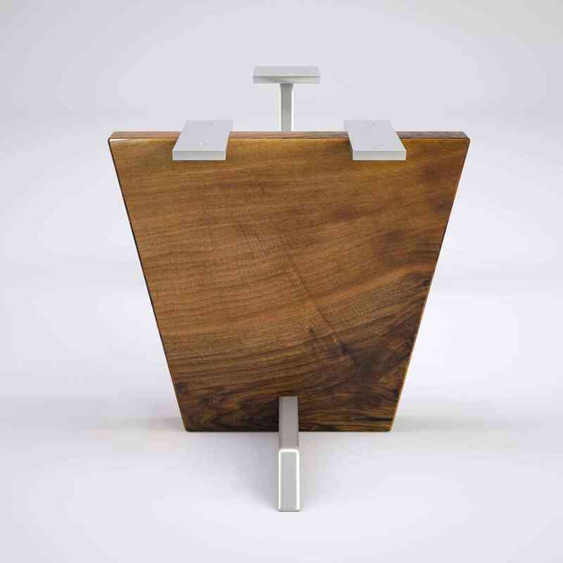 Mesa De Patas De Aluminio Fundido En Arena (excluyendo La Pieza De Madera) - K0033994