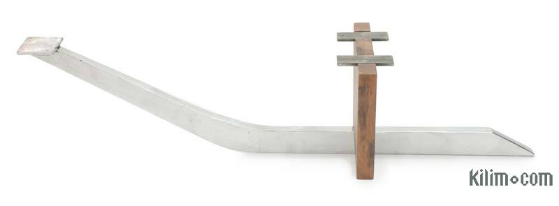 Aluminium Sand Cast Coffee Table Leg - Glossy (excluding wooden piece) - K0033995