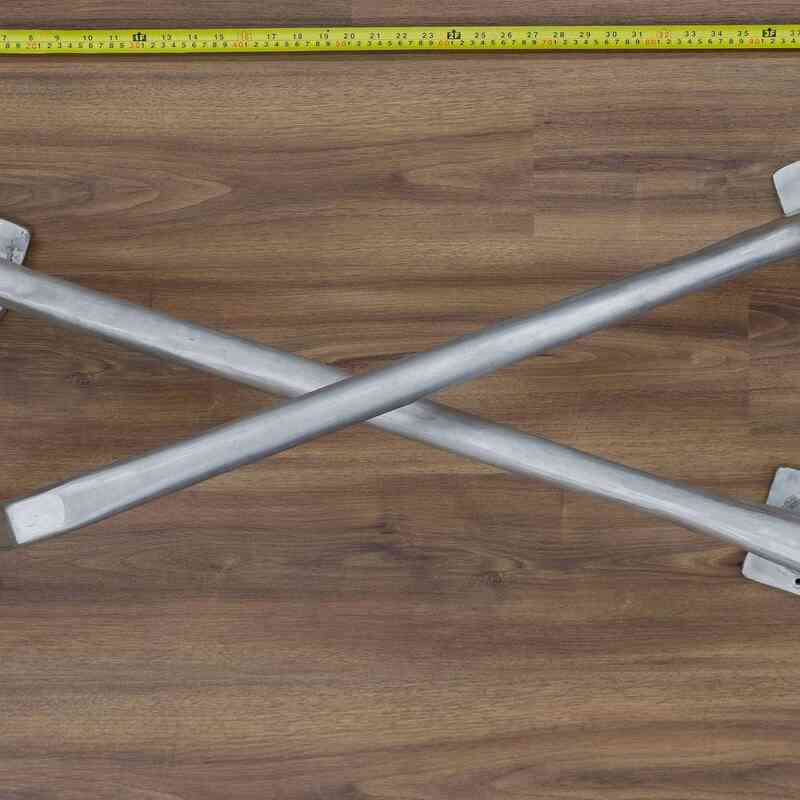 Aluminium Sand Cast Coffee Table Leg (set of 2 pieces) - K0034003