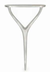 Aluminium Sand Cast Table Leg - Matte Finish (set of 4)