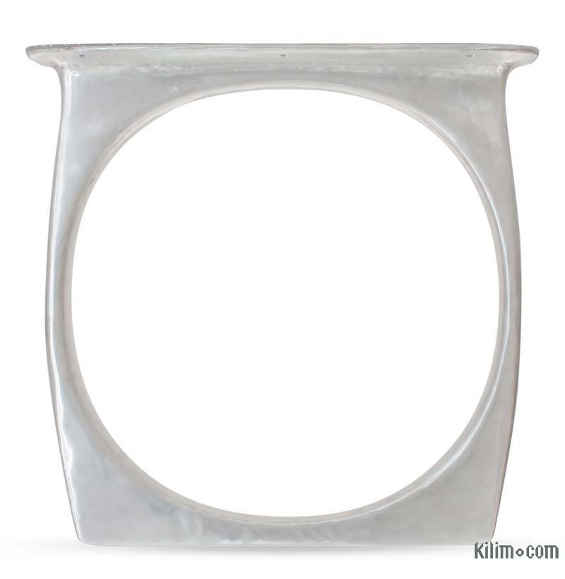 Mesa De Patas De Aluminio Fundido En Arena (juego De 2) - K0034014