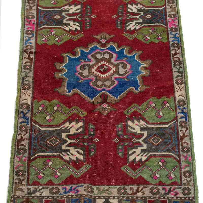 Vintage Turkish Hand-Knotted Rug - 1' 10" x 3' 4" (22 in. x 40 in.) - K0034114