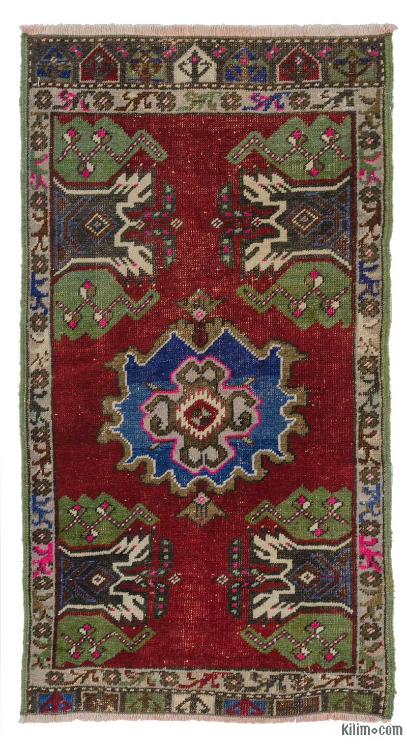 Vintage Turkish Hand-Knotted Rug - 1' 10" x 3' 4" (22 in. x 40 in.) - K0034114