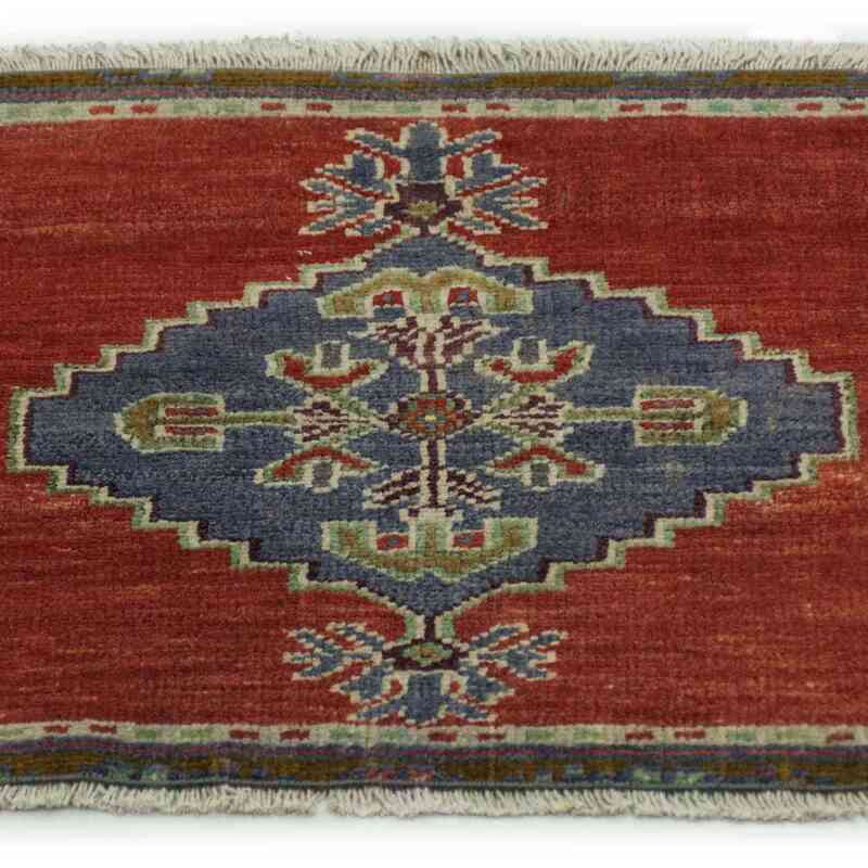 Vintage Turkish Hand-Knotted Rug - 1' 9" x 1' 7" (21 in. x 19 in.) - K0034120