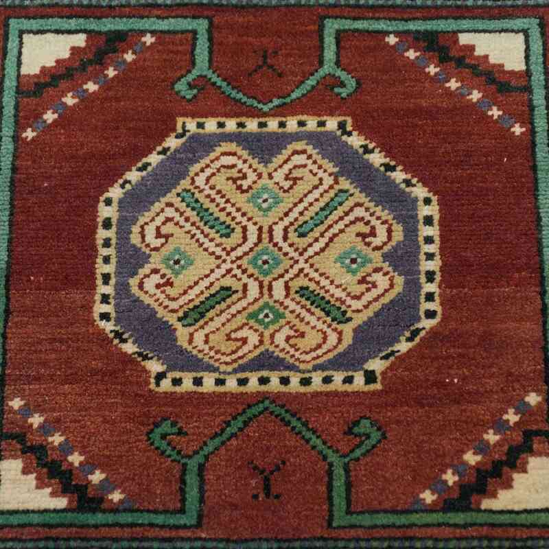 Vintage Turkish Hand-Knotted Rug - 1' 7" x 1' 6" (19 in. x 18 in.) - K0034124