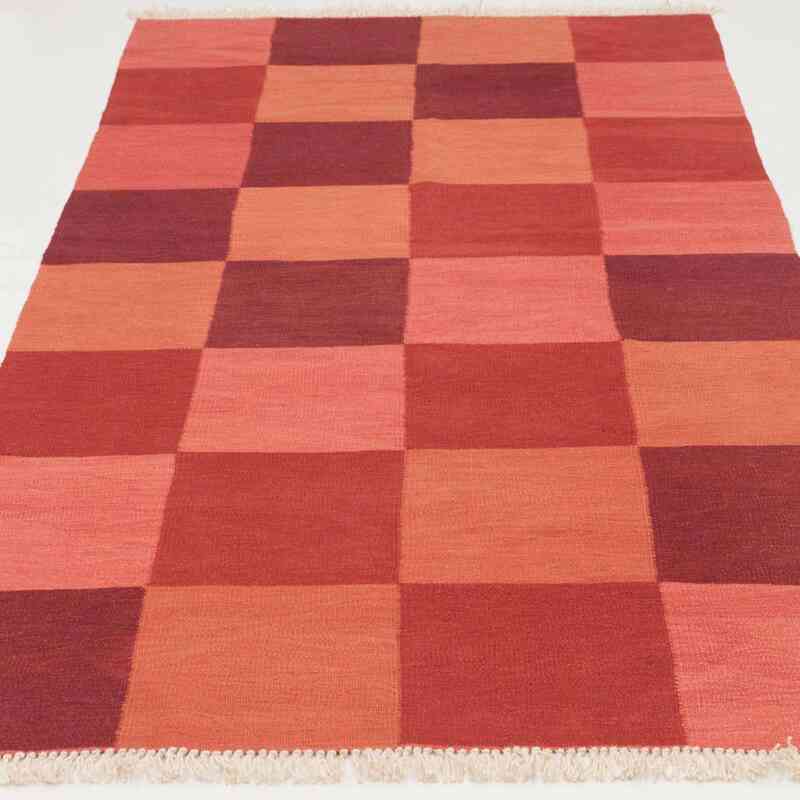 Kırmızı Yeni El Dokuma Kilim - K0034185