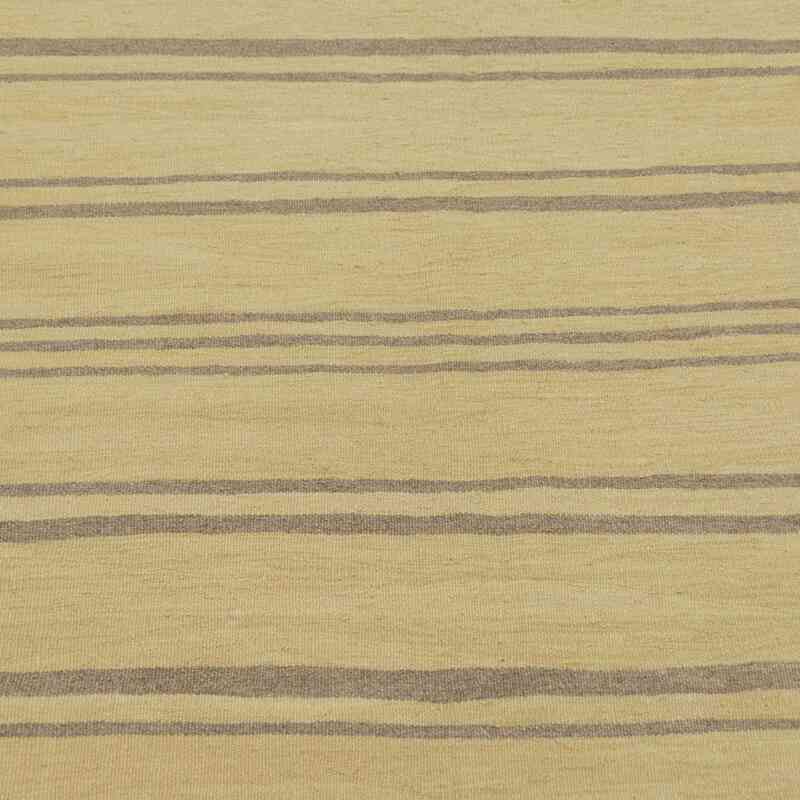 Beige New Handwoven Turkish Kilim Rug - K0034316
