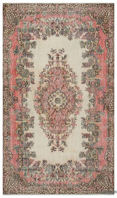 Vintage Turkish Hand-Knotted Rug - 5' 9" x 9' 8" (69 in. x 116 in.)
