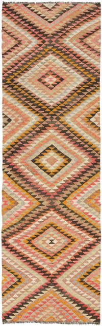 Vintage Anadolu Kilim Yolluk - 87 cm x 298 cm