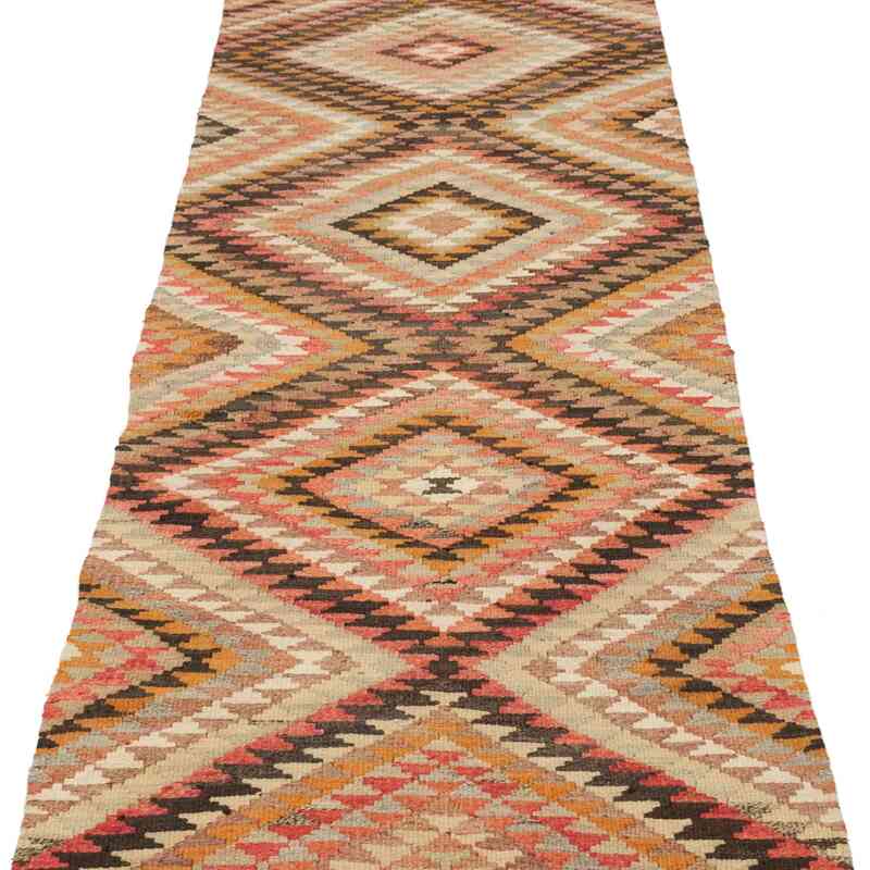 Vintage Anadolu Kilim Yolluk - 87 cm x 298 cm - K0036063