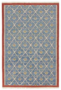 Blue New Handwoven Turkish Kilim Rug - 6' 8