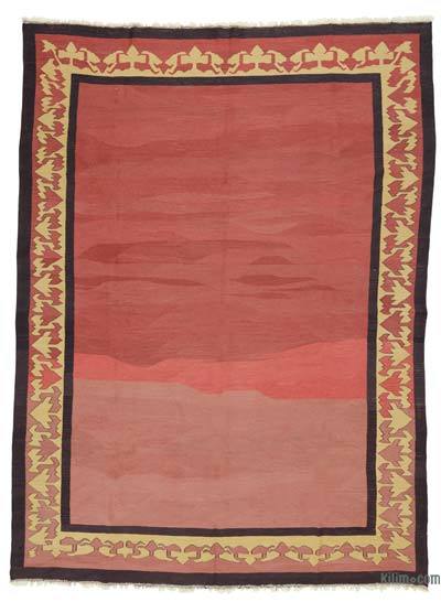 Kırmızı El Dokuma Kilim - 252 cm x 340 cm