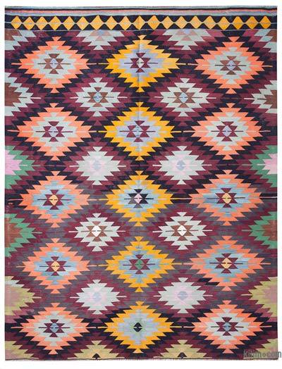 Çok Renkli Afyon Kilimi - 200 cm x 250 cm
