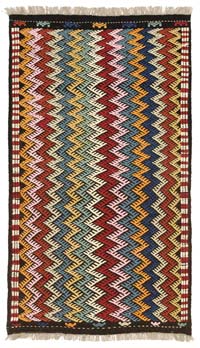 Multicolor New Turkish 'Zili' Rug - 3' 5" x 6'  (41" x 72")