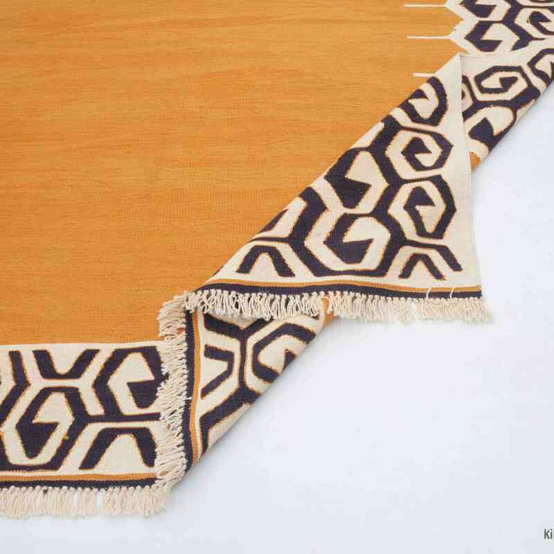 Naranja Nueva Alfombra Turca Kilim - K0036409