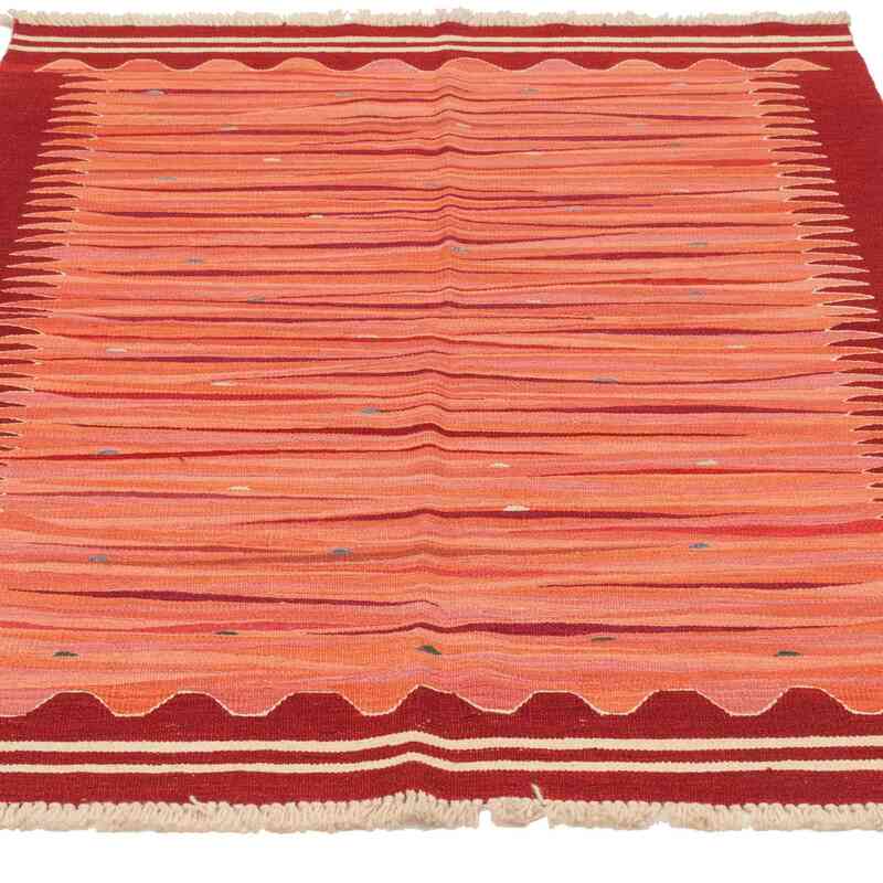 Kırmızı Yeni El Dokuma Kilim - K0036460