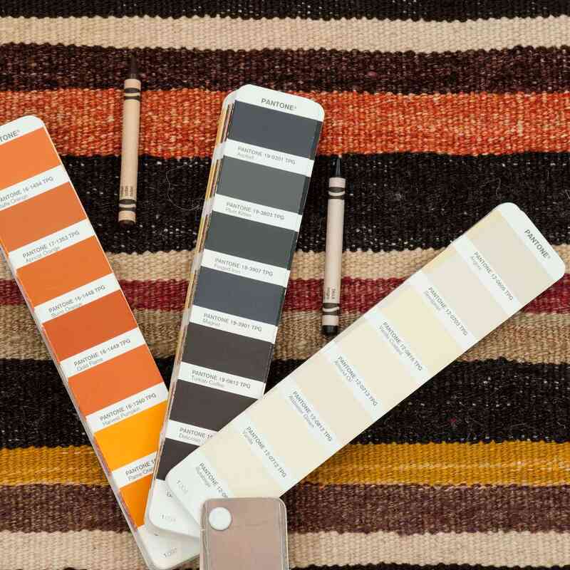 Çok Renkli Yeni Kök Boya El Dokuma Kilim - 125 cm x 180 cm - K0036463
