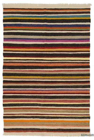 Çok Renkli Yeni Kök Boya El Dokuma Kilim - 125 cm x 180 cm