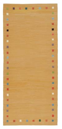 Sarı Yeni Kök Boya Yolluk Kilim - 102 cm x 224 cm
