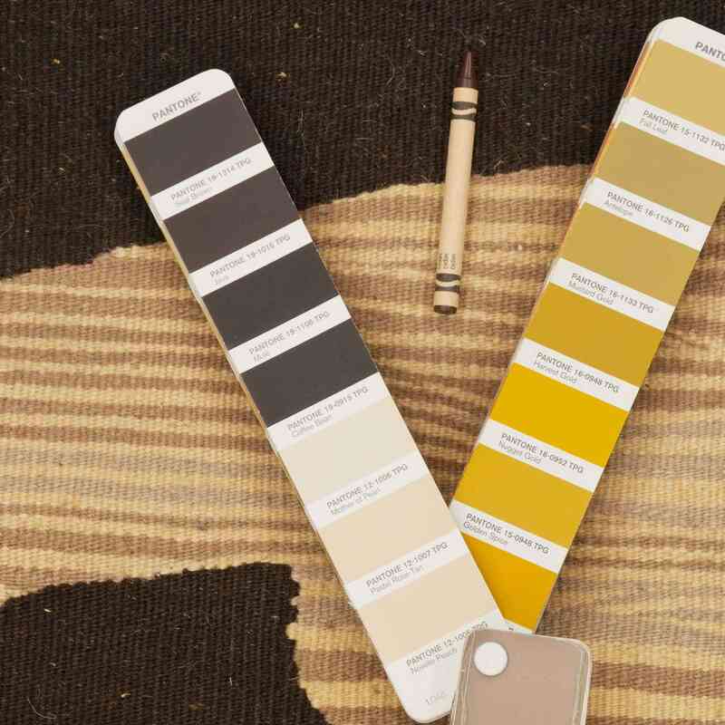Bej, Kahverengi Yeni Kök Boya Yolluk Kilim - K0036479