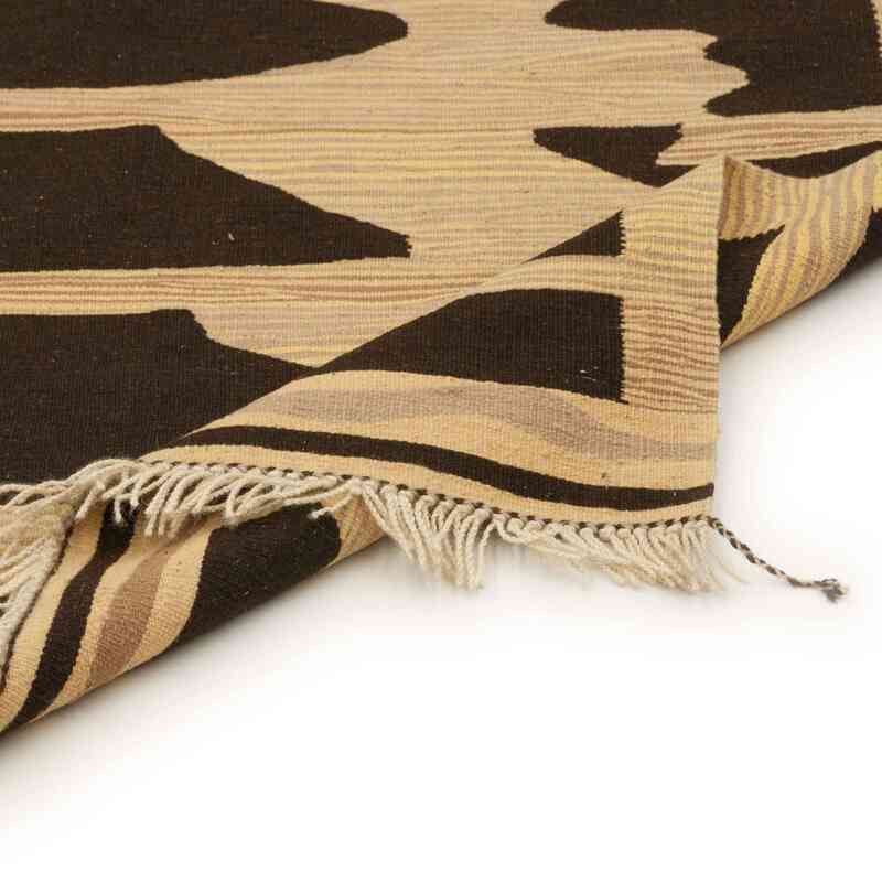 Bej, Kahverengi Yeni Kök Boya Yolluk Kilim - K0036479