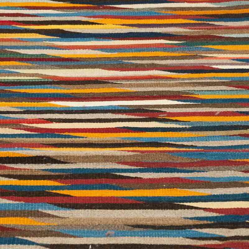 Multicolor New Turkish Kilim Runner - K0036480