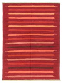 Red New Handwoven Turkish Kilim Rug