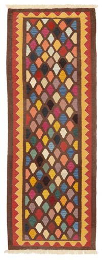 Multicolor New Turkish Kilim Runner