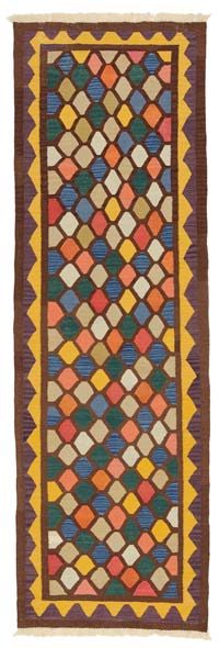 Multicolor New Turkish Kilim Runner