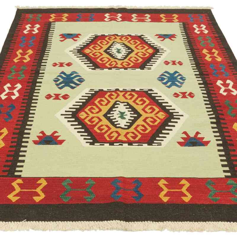 Yeni Kök Boya El Dokuma Kilim - 151 cm x 203 cm - K0036509