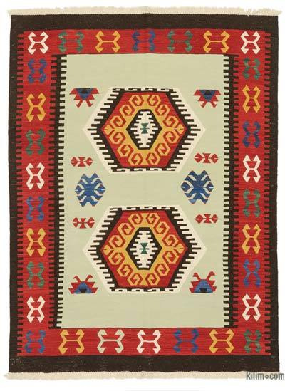 Yeni Kök Boya El Dokuma Kilim - 151 cm x 203 cm
