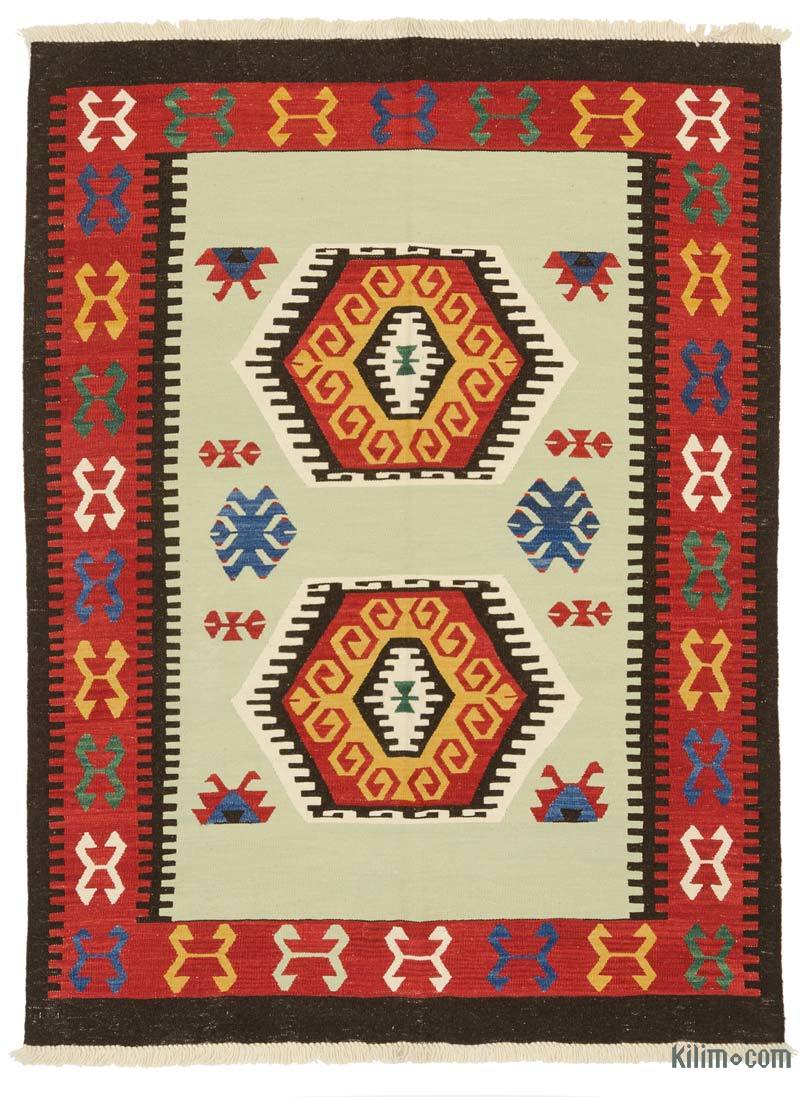 Yeni Kök Boya El Dokuma Kilim - 151 cm x 203 cm - K0036509