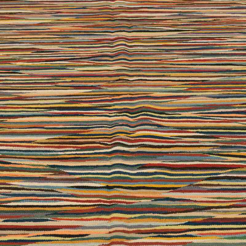 Multicolor Nueva Alfombra Turca Kilim - 172 cm x 242 cm - K0036529