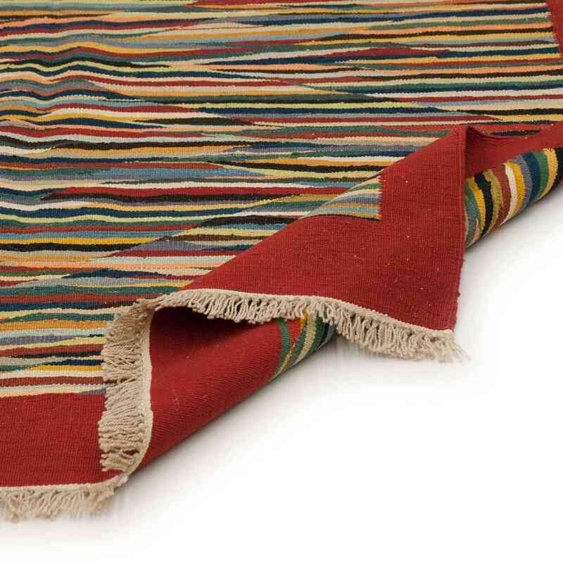 Multicolor Nueva Alfombra Turca Kilim - 172 cm x 242 cm - K0036529