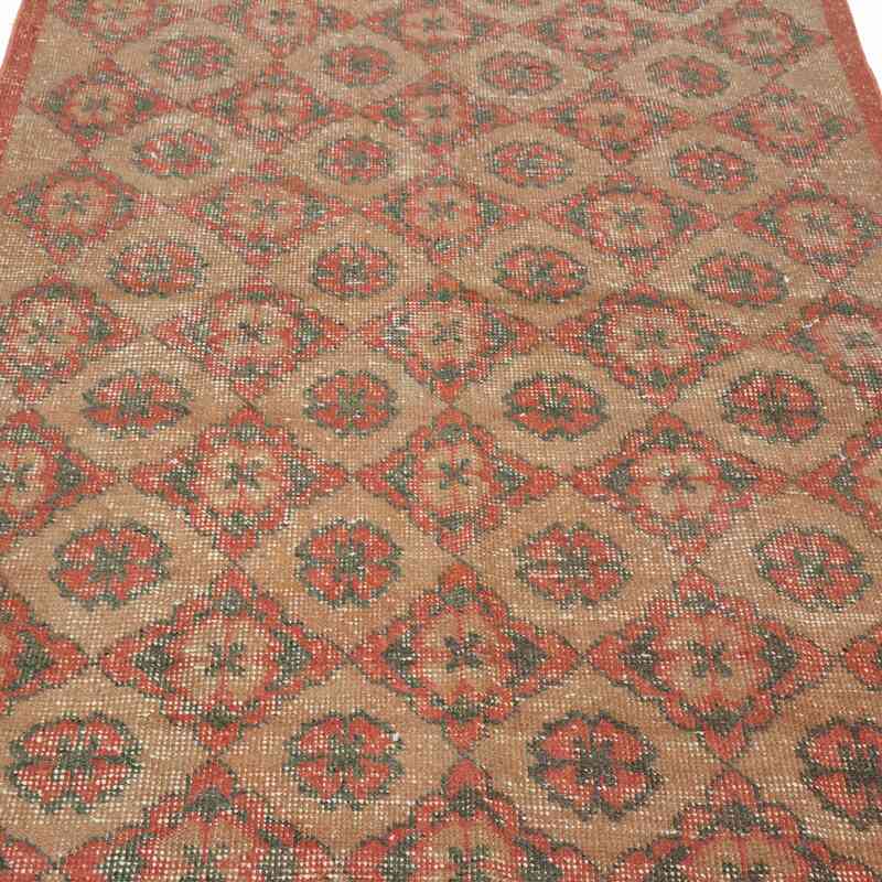 Alfombra Vintage Turca Anudada a Mano - 126 cm x 205 cm - K0036907