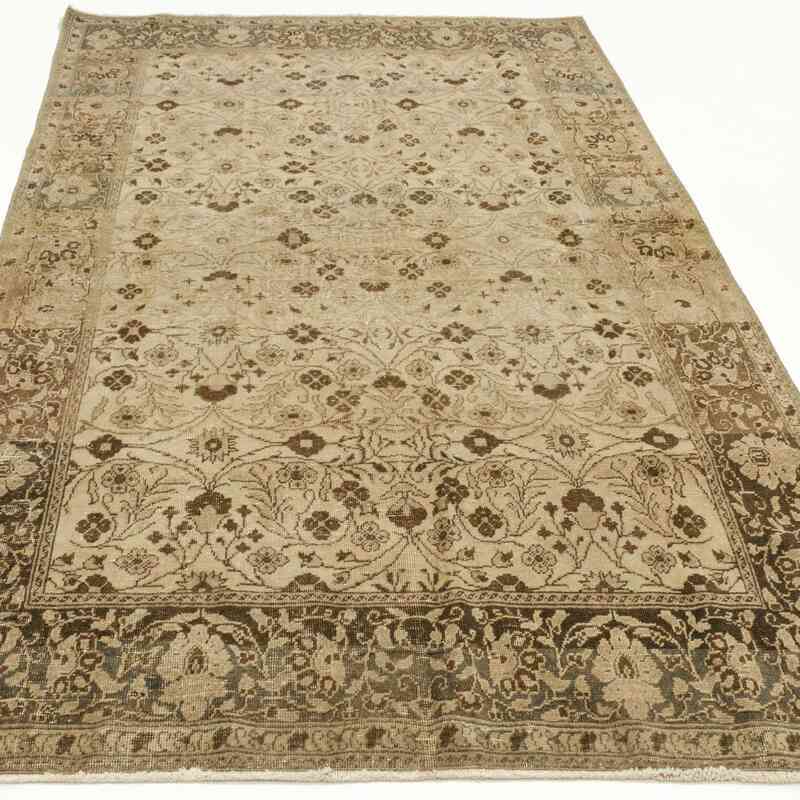 Alfombra Vintage Turca Anudada a Mano - 128 cm x 204 cm - K0036908