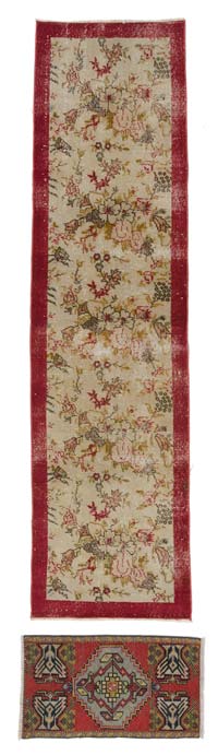 Vintage Turkish Runner Rug - 2' 6" x 9' 4" (30" x 112")