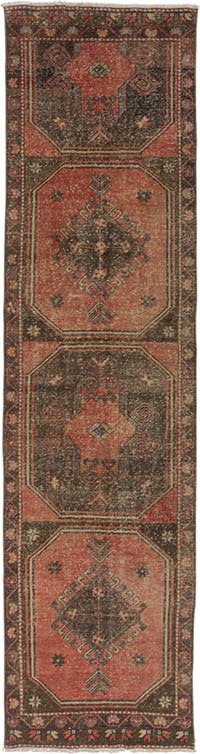 El Dokuma Vintage Halı - 85 cm x 330 cm