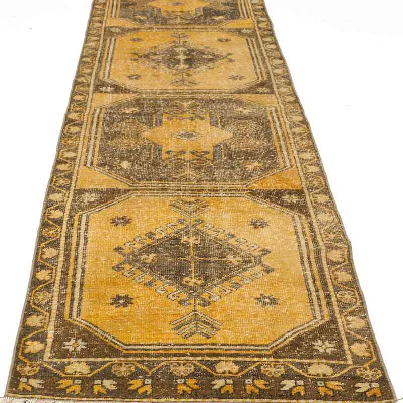 Vintage Turkish Runner Rug - 2' 9" x 10' 10" (33" x 130") - K0036914