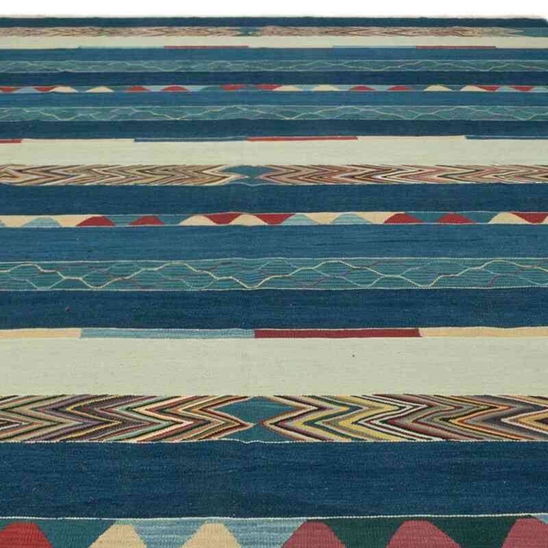 Lacivert Yeni El Dokuma Kilim - K0036946