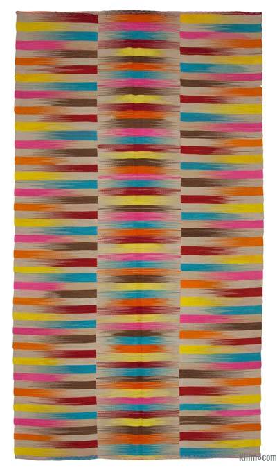 Çok Renkli Yeni Anadolu Kilimi - 198 cm x 363 cm