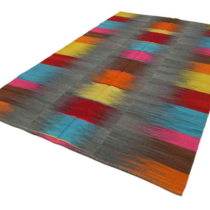 Çok Renkli Yeni Anadolu Kilimi - 210 cm x 339 cm - K0036999